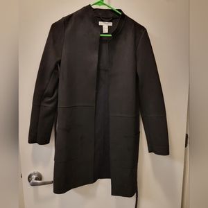 H&M Size 2 Faux Suede Coat, Like new!